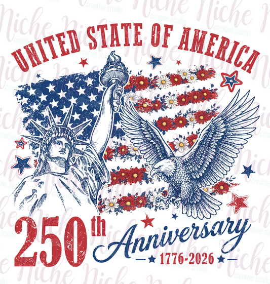-FOU8235 250th Anniversary Decal
