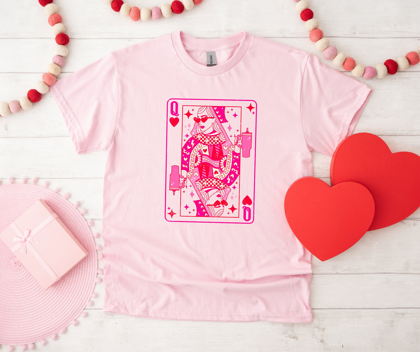 February $10 Shirt of the Month - Queen of Hearts
