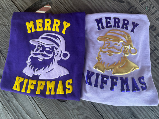 Merry Kiffmas Puff Vinyl Decal