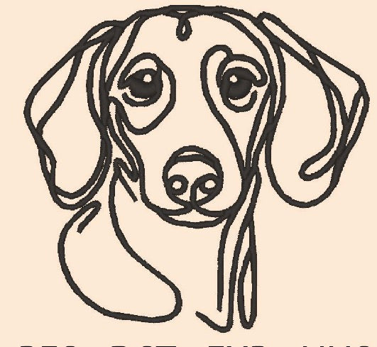 Pet Dog Embroidered Sweatshirt or T-shirt