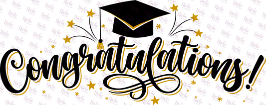 - GRA093 Congratulations Graduates Decal