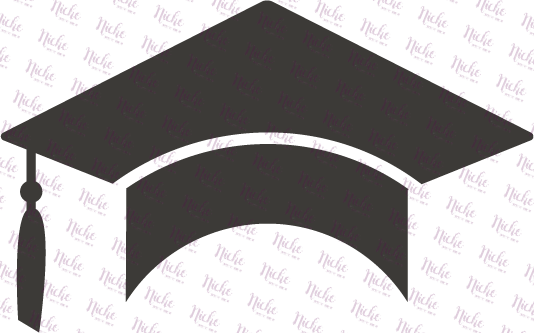 Traceable Grad Cap - GRA128 Graduation Cap Decal – Niche Creative Studio