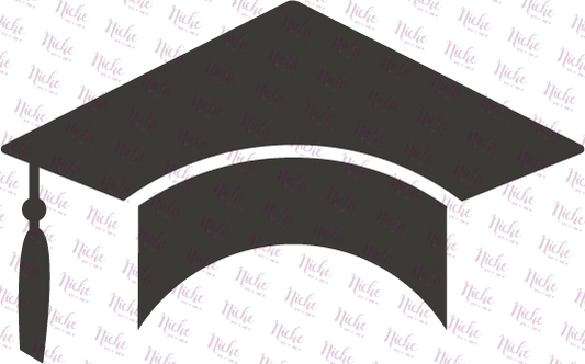 - GRA128 Graduation Cap Decal