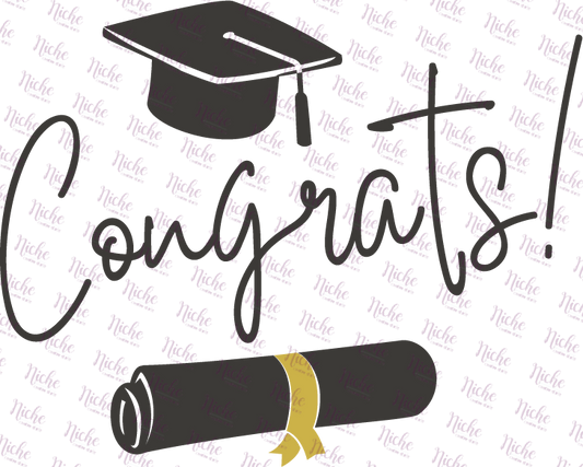 - GRA135 Congrats Grad Decal