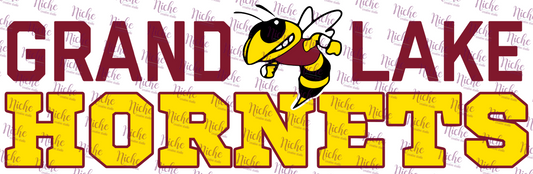 -GRA635 Grand Lake Hornets with Hornet Decal