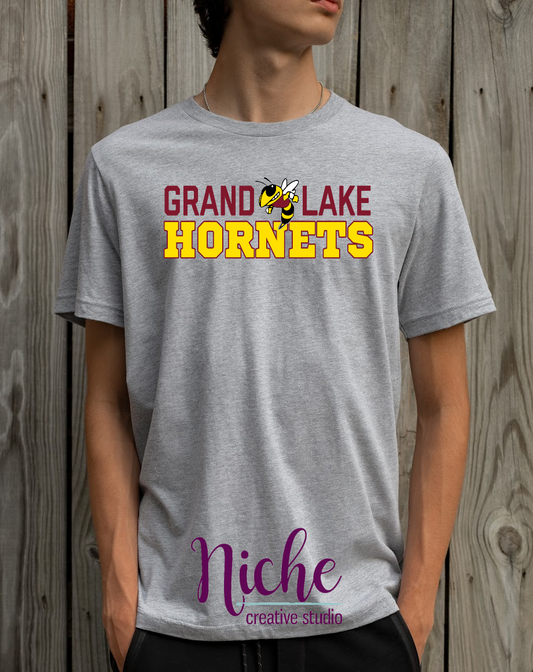 -GRA635 Grand Lake Hornets with Hornet Decal