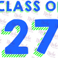 - GRA738 Barbe Class of 27 Pocket and Back Decal