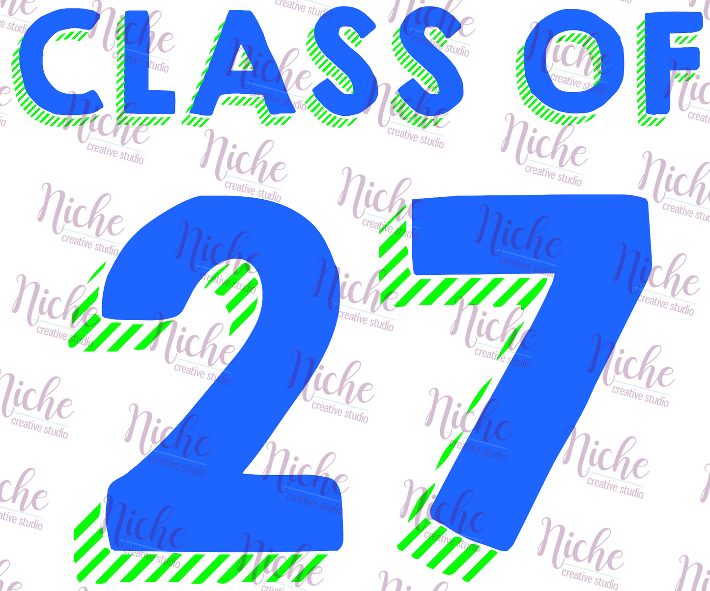 - GRA738 Barbe Class of 27 Pocket and Back Decal