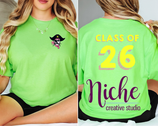 - GRA739 Barbe Class of 26 Pocket and Back Decal