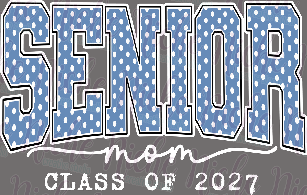 -GRA8138 Senior Mom 2027 Decal