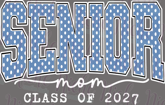 -GRA8138 Senior Mom 2027 Decal