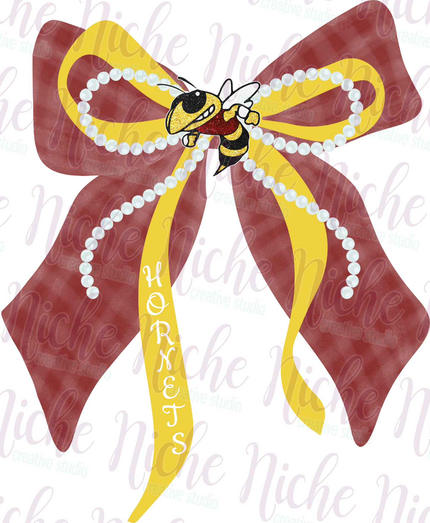 -GRA8480 Grand Lake Pearl Bow Decal