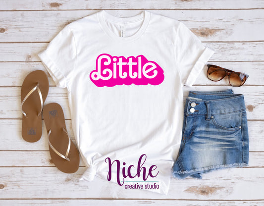 -GRE745 Little Doll Font Decal
