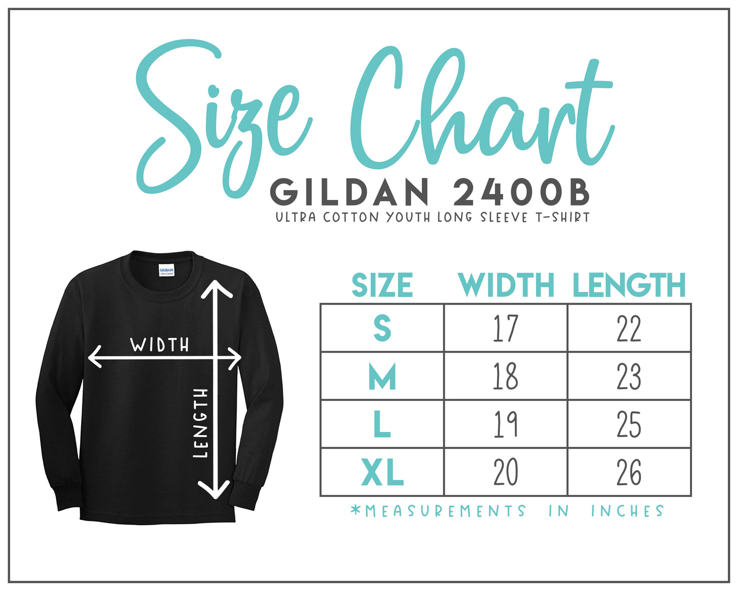 Team Store Sample - Gildan Long Sleeve  5400B - Youth