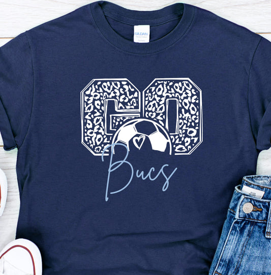 - Go Leopard SOCCER Decal (Pick your School)