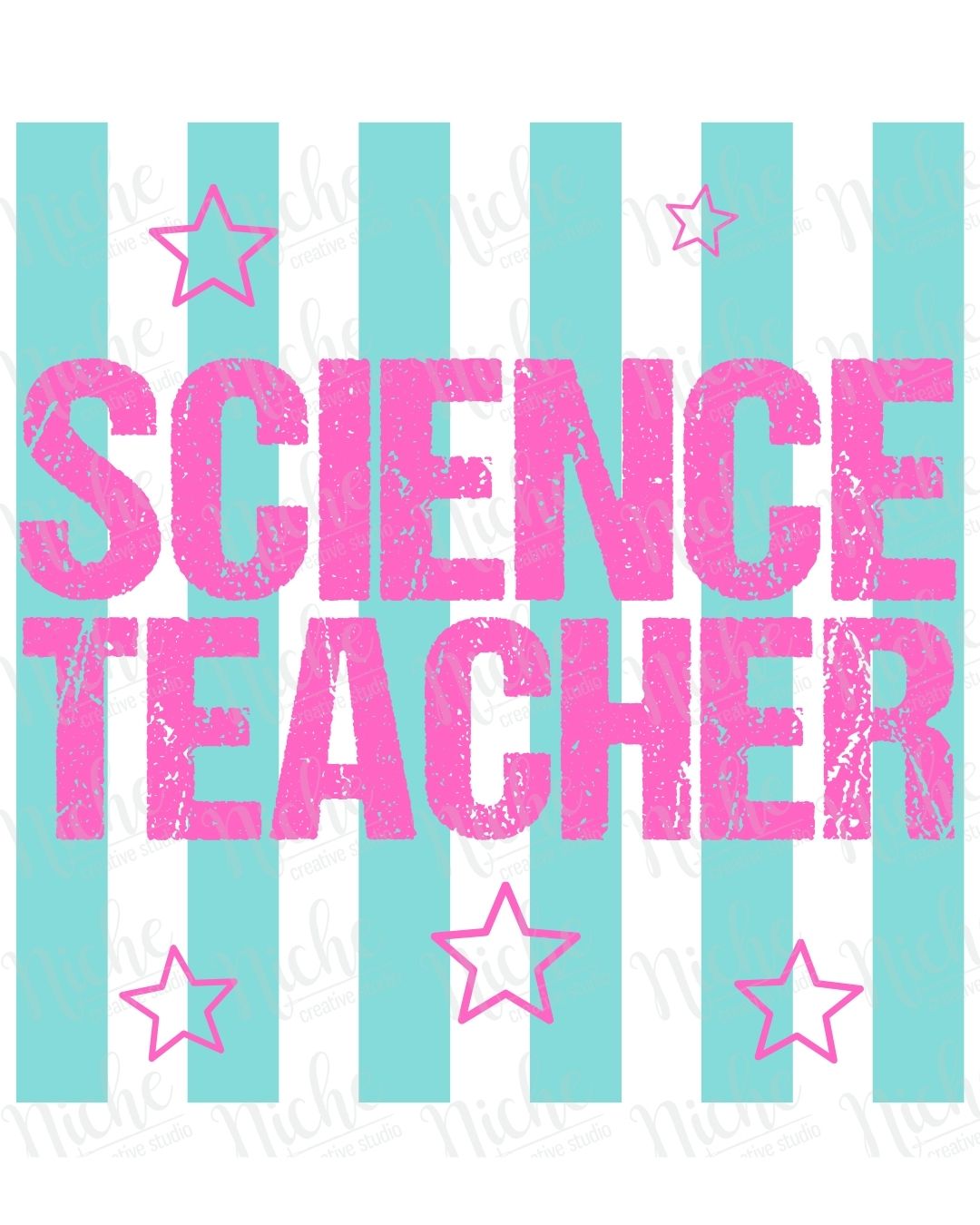 -SCH4520 -  School Striped Decal