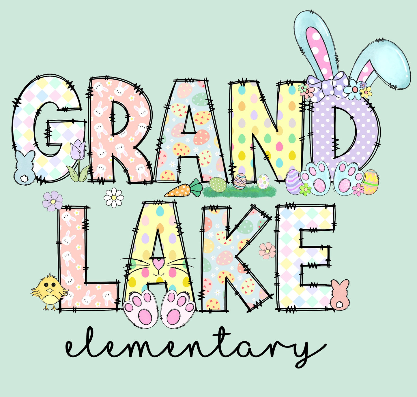 - DOO1726 Grand Lake Elementary Decal