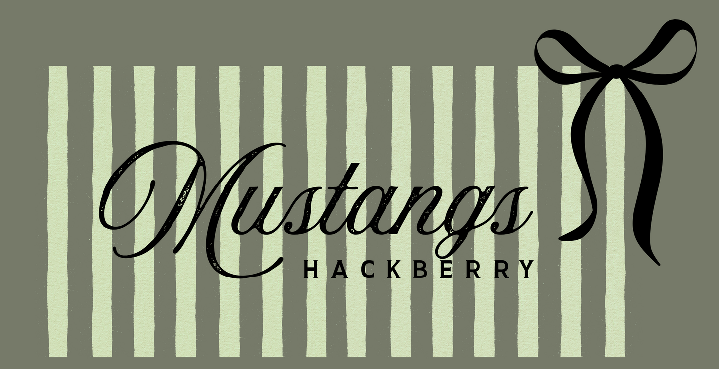 - HAC4509 Hackberry Mustangs Stripes Decal