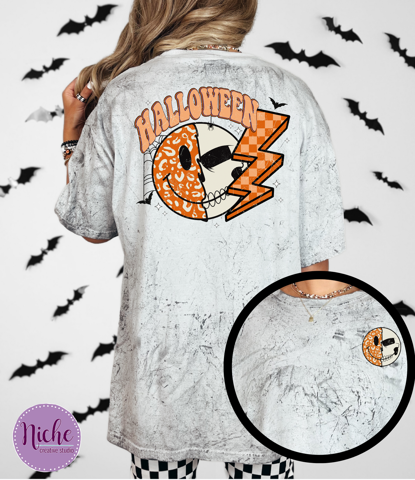 -HAL5264 **Combo** Halloween Smiley Decal