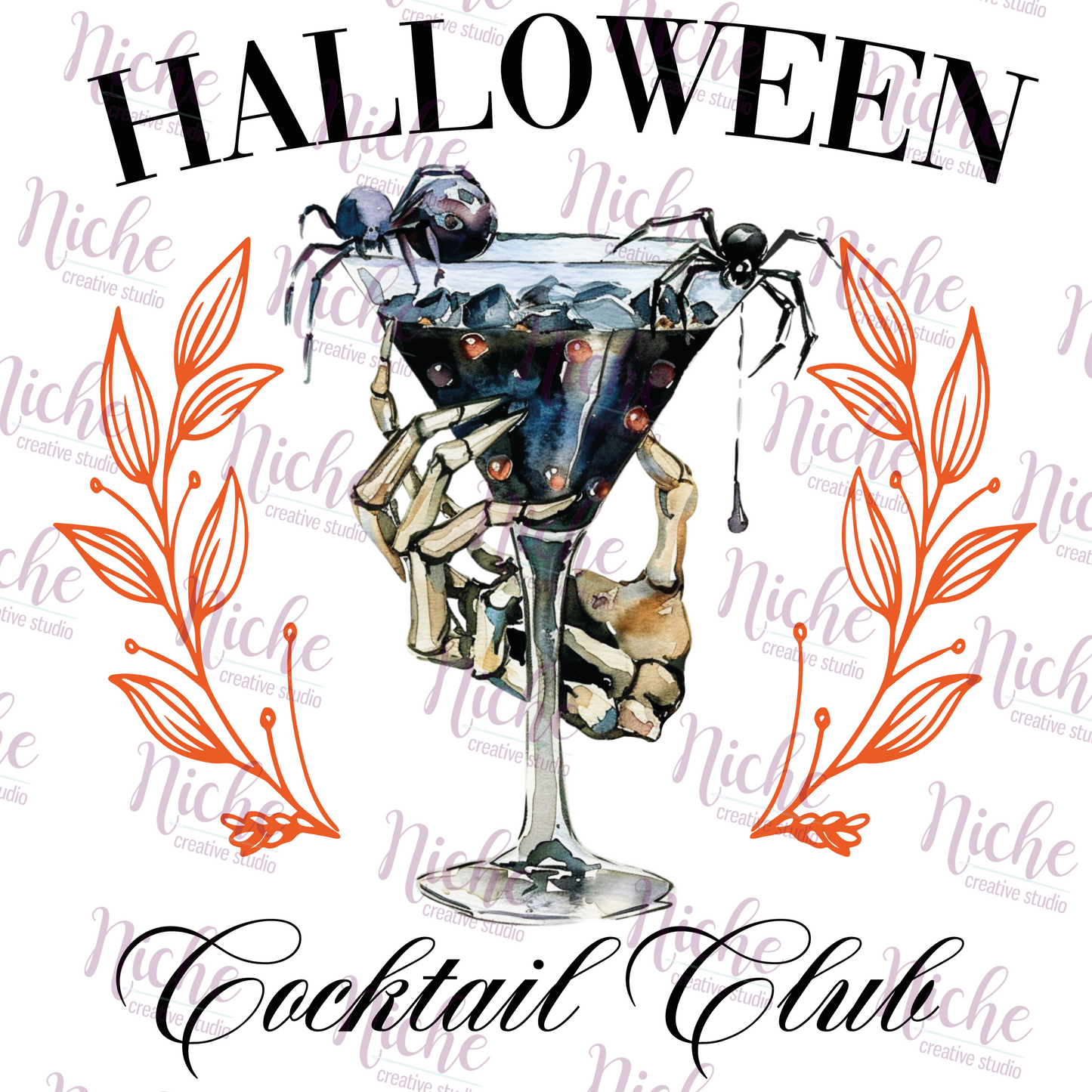 -HAL5305 Halloween Social Club Decal