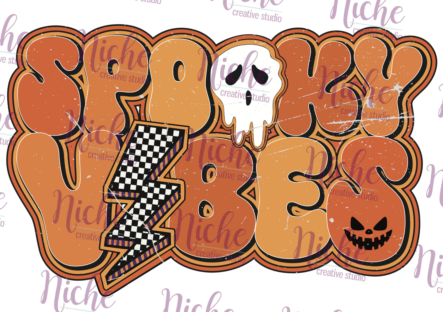 -HAL5328 Retro Spooky Vibes Decal