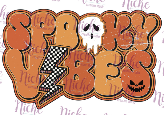 -HAL5328 Retro Spooky Vibes Decal