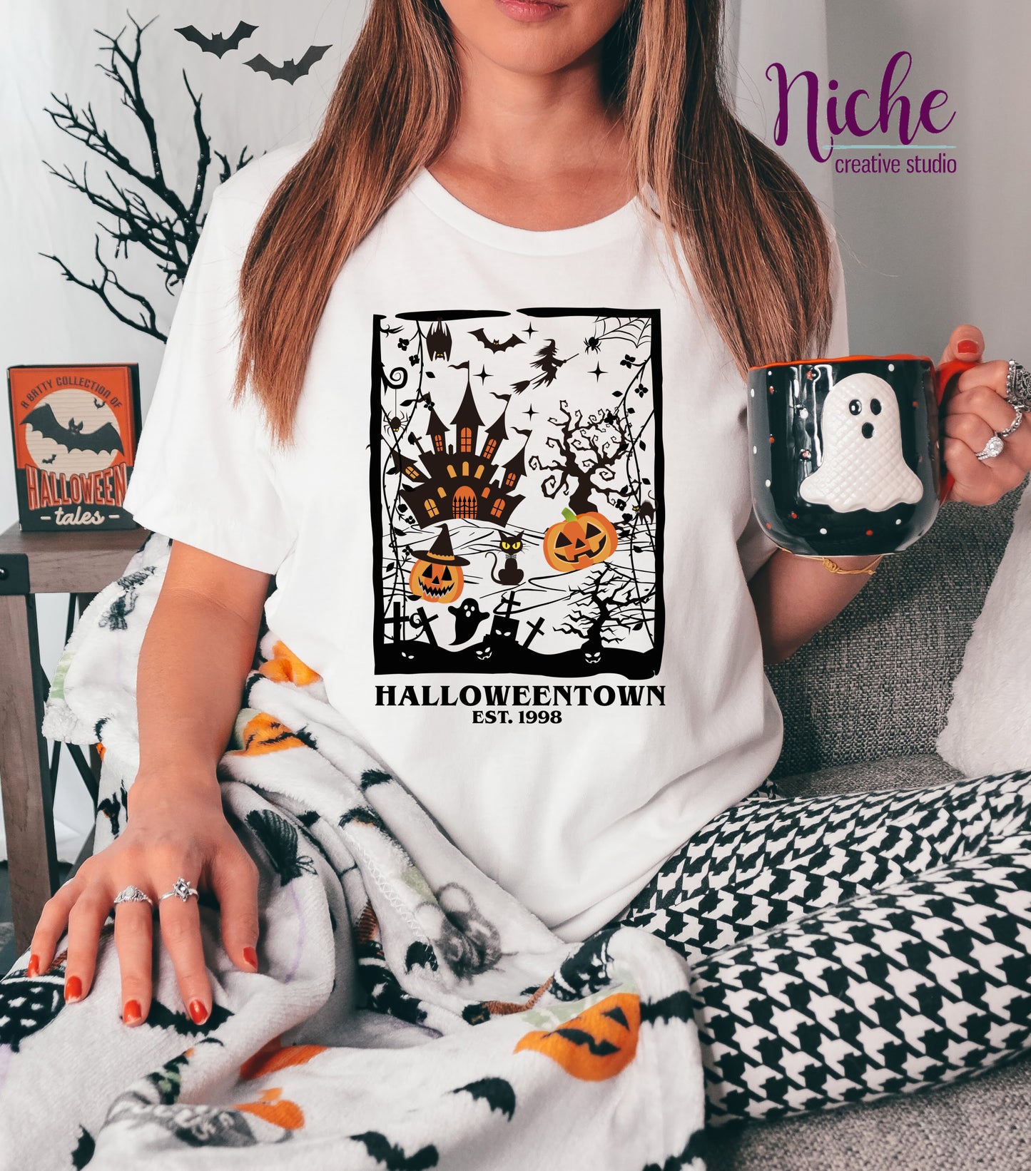 -HAL5341 Halloweentown Est 1998 Decal