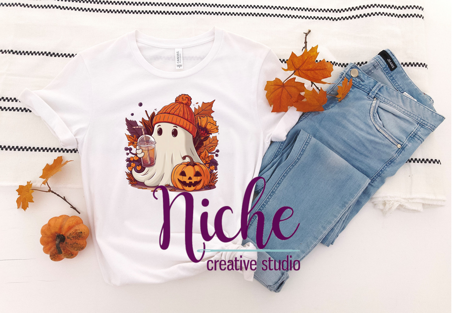 -HAL5359 Cute Ghost Decal