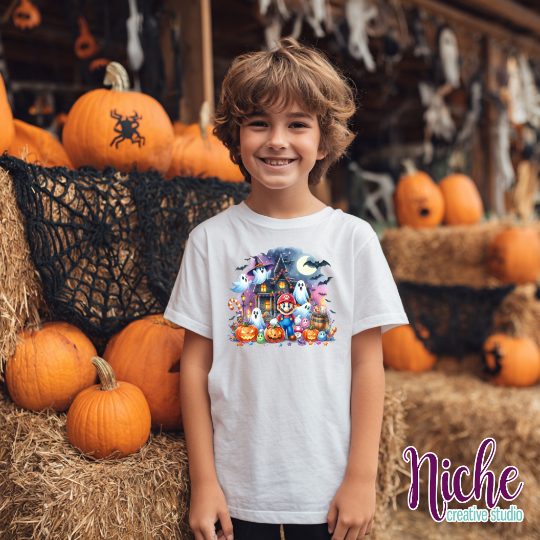 -HAL5466 Gamer Guy with Ghost Decal