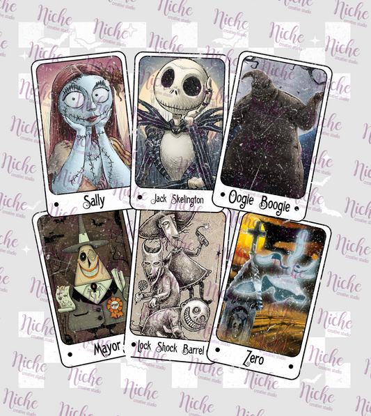 - HAL771 Nightmare Before Christmas Cards Decal