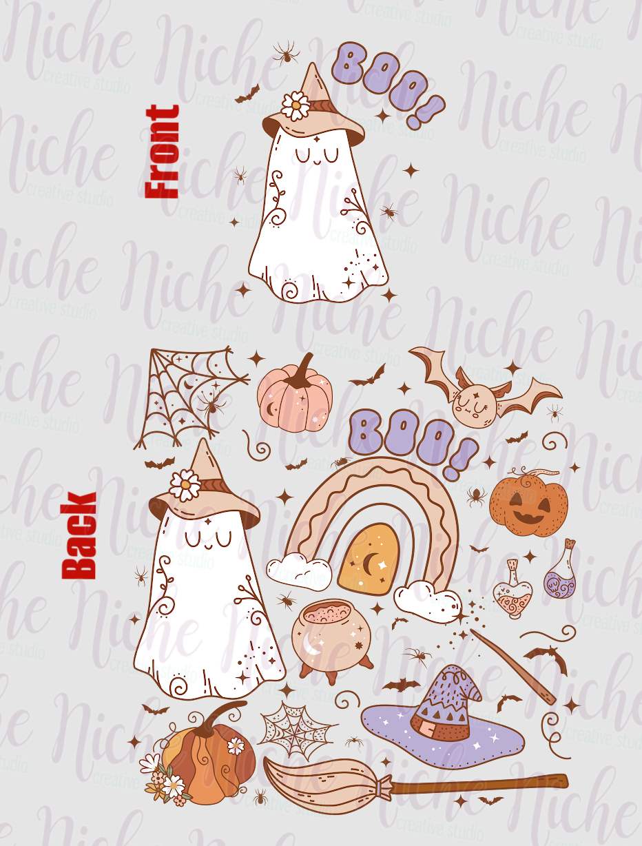 -HAL8300 **Combo** Ghost Boho Decal