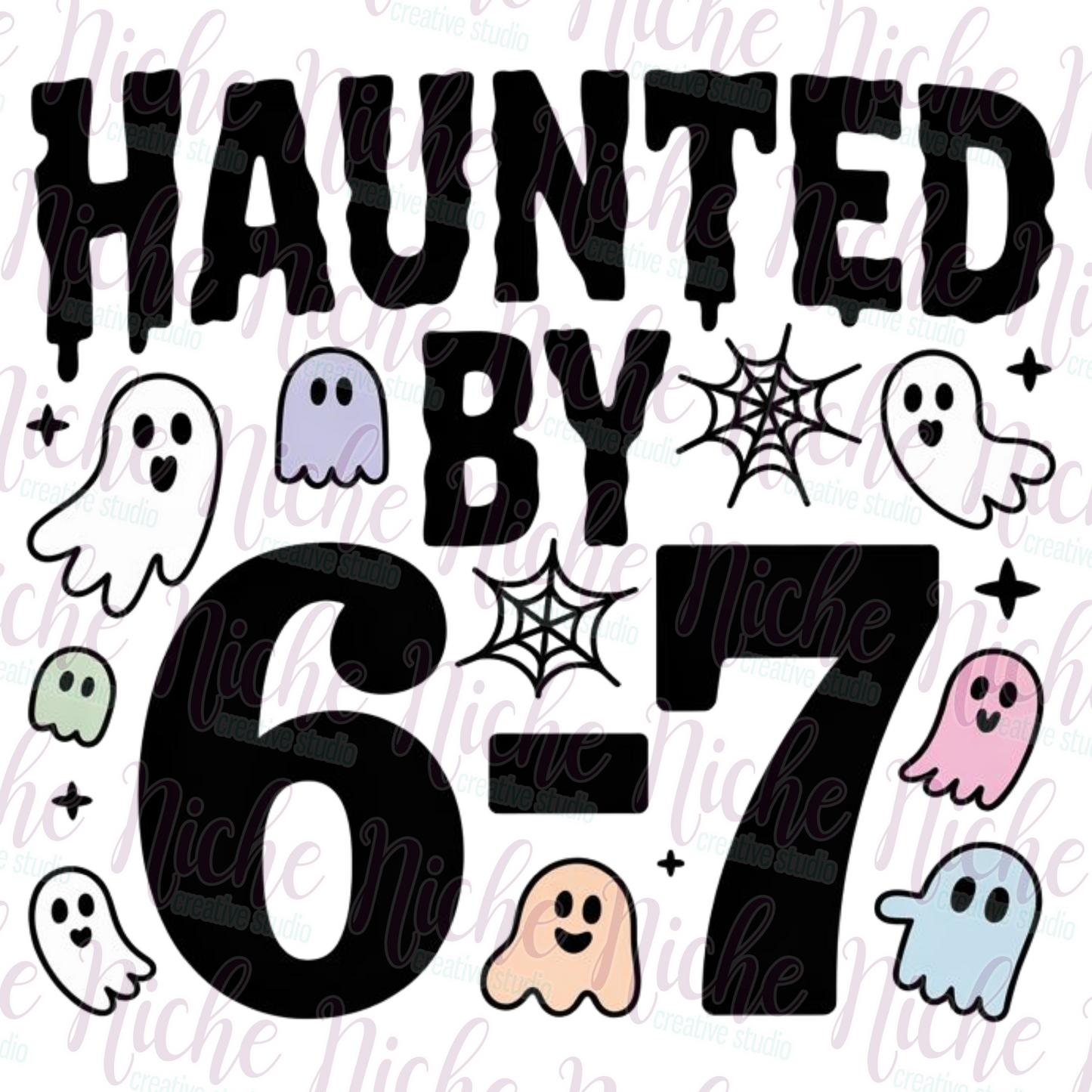 -HAL8435 Haunted By 67 Decal