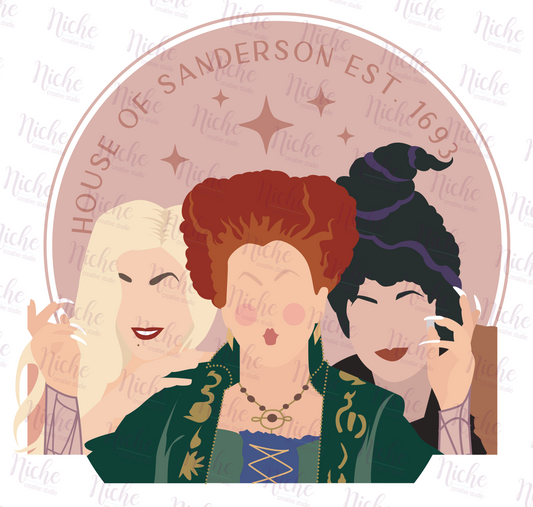 -HAL859 Sanderson Silhouette Decal