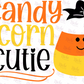 -HAL864 Candy Corn Cutie Decal