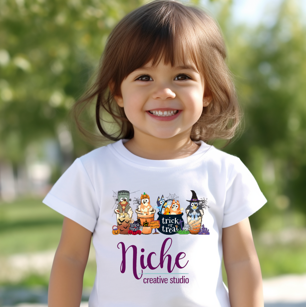 -HAL991 Blue Halloween Decal