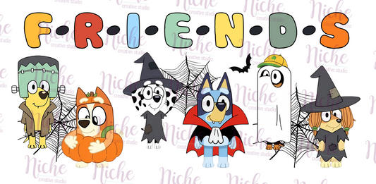 -HAL995 Blue Friends Decal