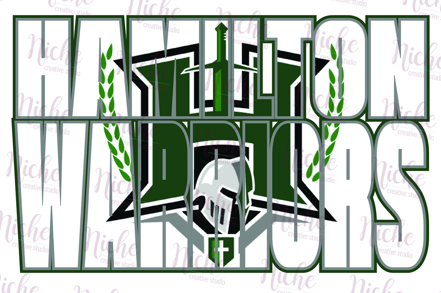 -HAM1925 Hamilton Warriors  Knock Out Decal