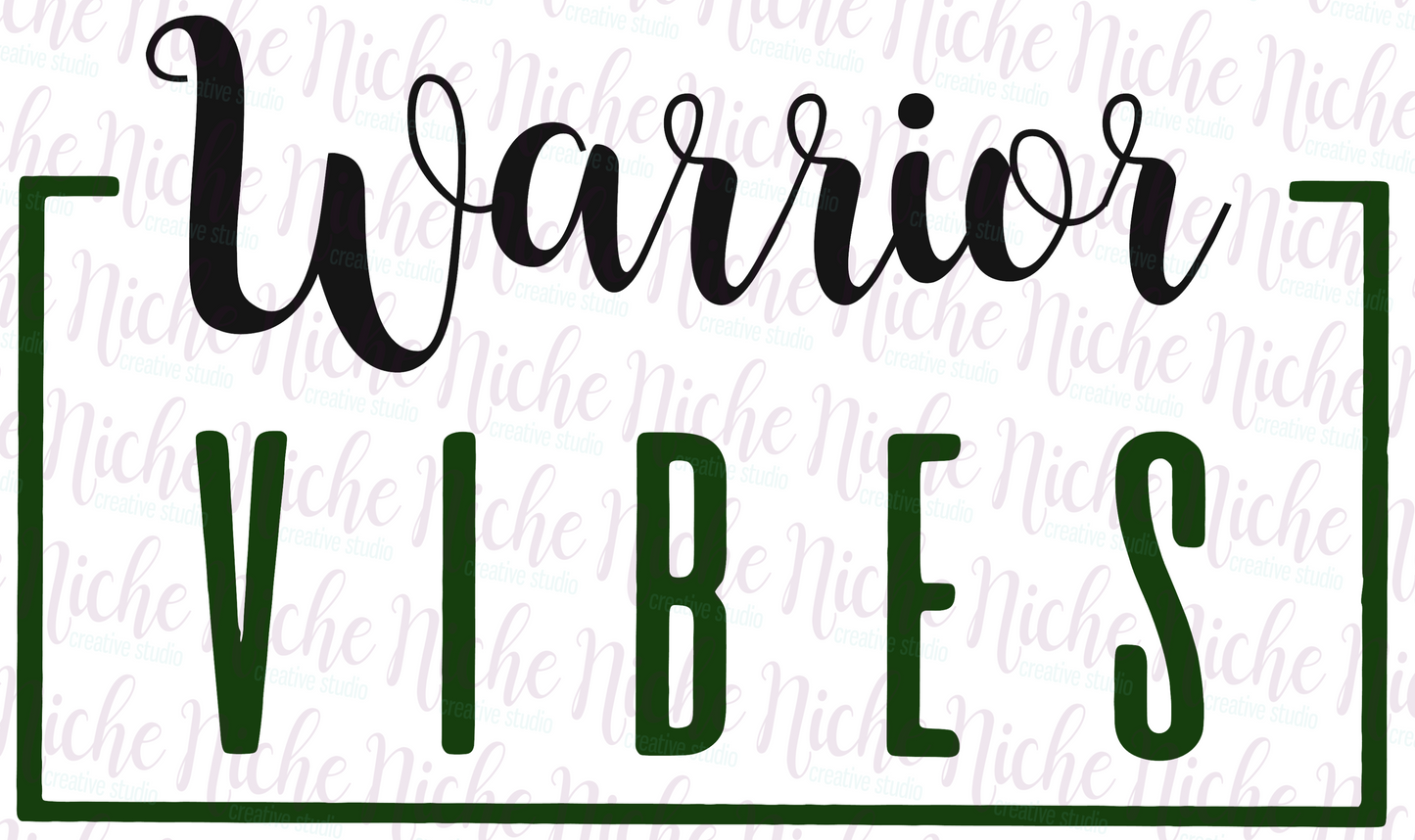 -HAM3121 Warrior Vibes Decal