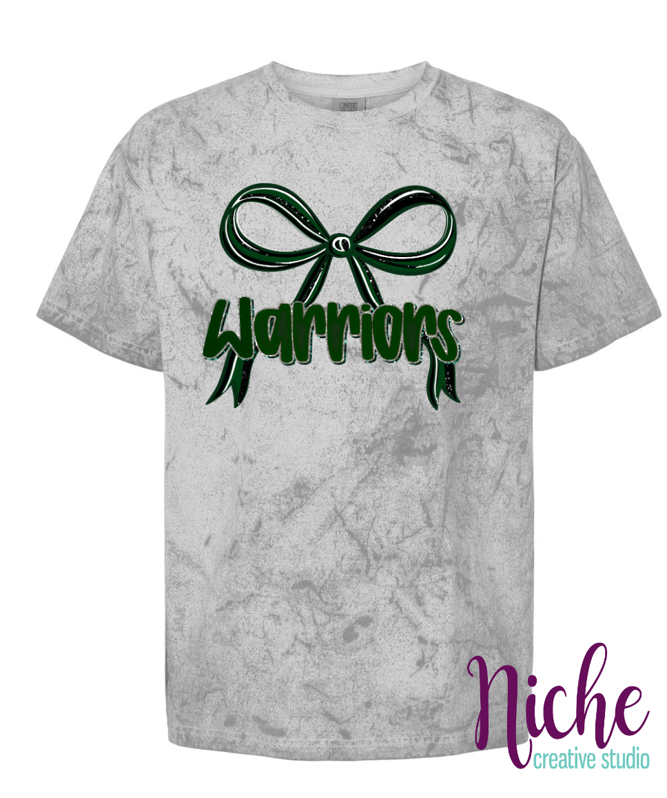 -HAM3390 Warriors Preppy Bow Decal