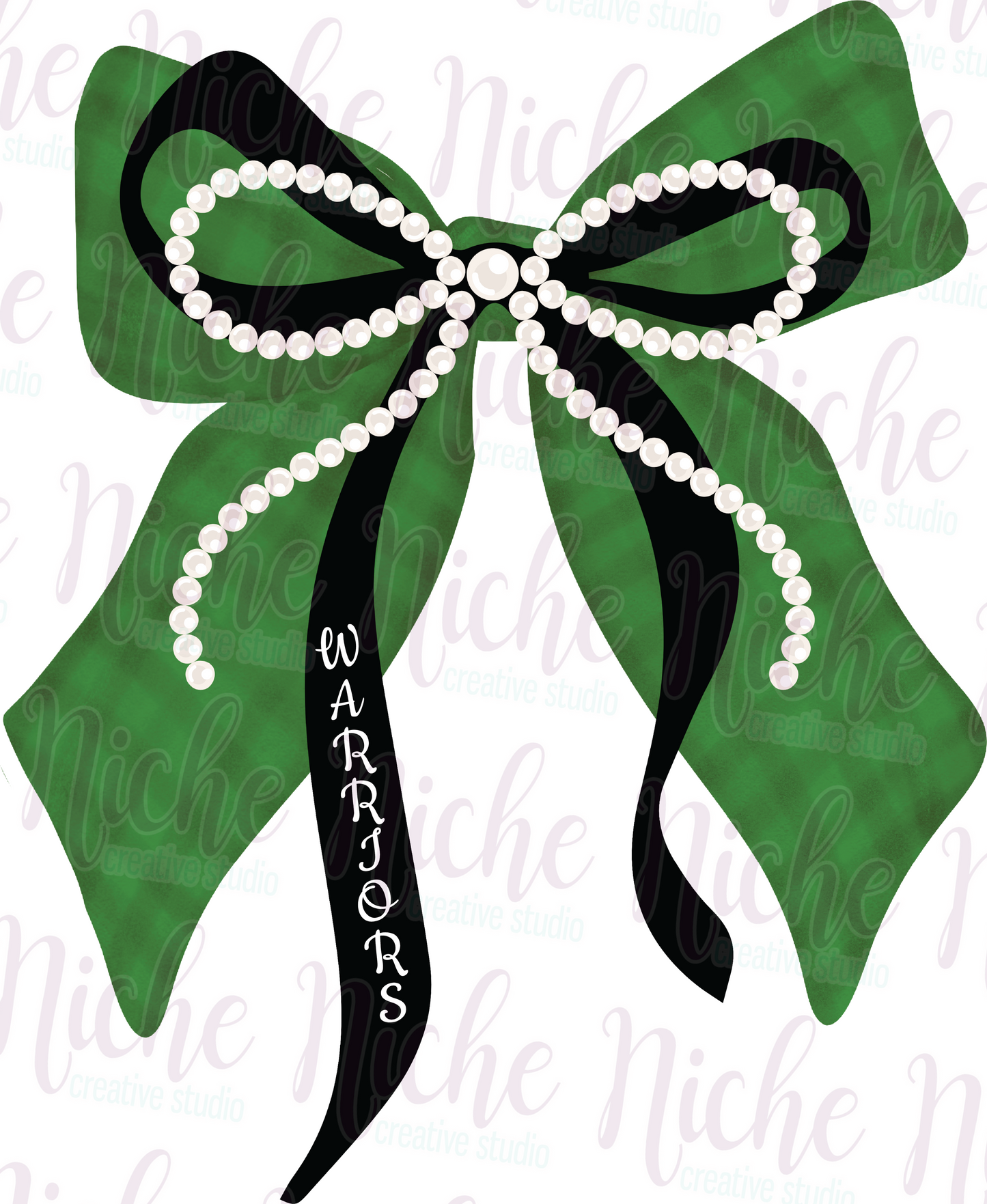 -HAM8483 Hamilton Pearl Bow Decal