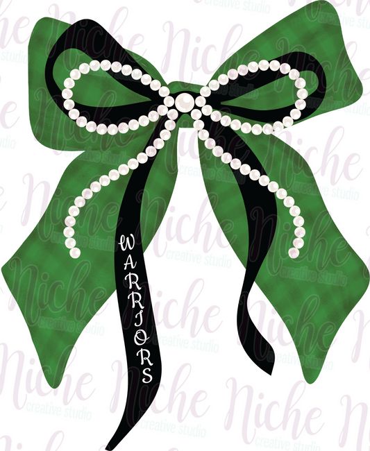 -HAM8483 Hamilton Pearl Bow Decal