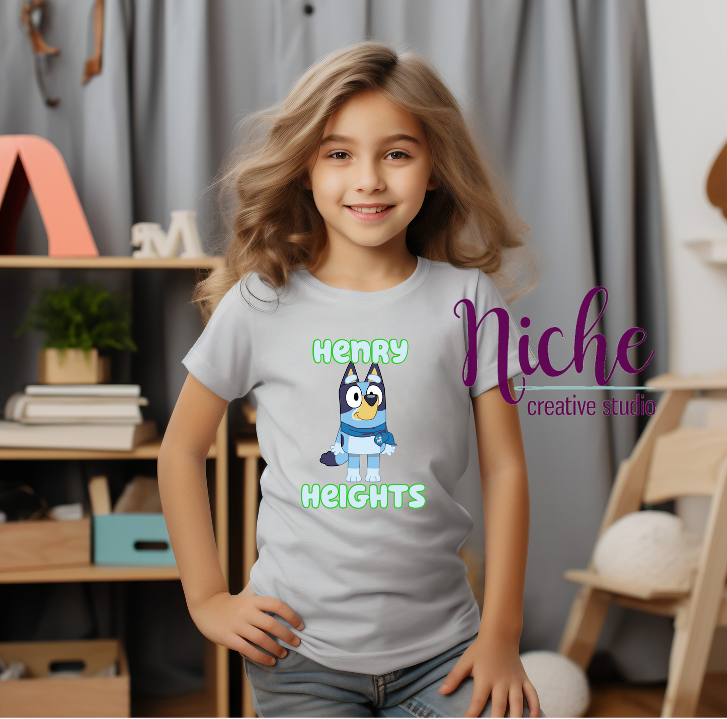 -HHE2580 Bluey Henry Heights Decal