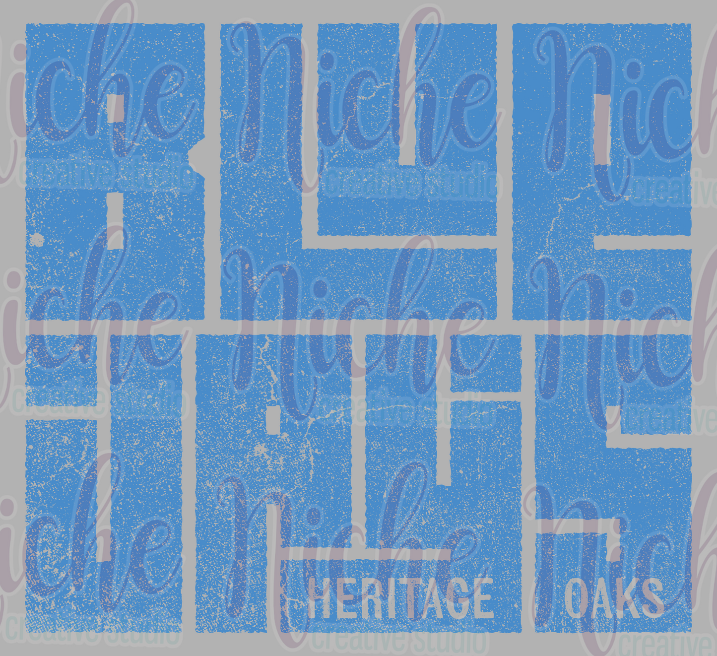 -HOCA8000 Grunge School Heritage Oaks Decal
