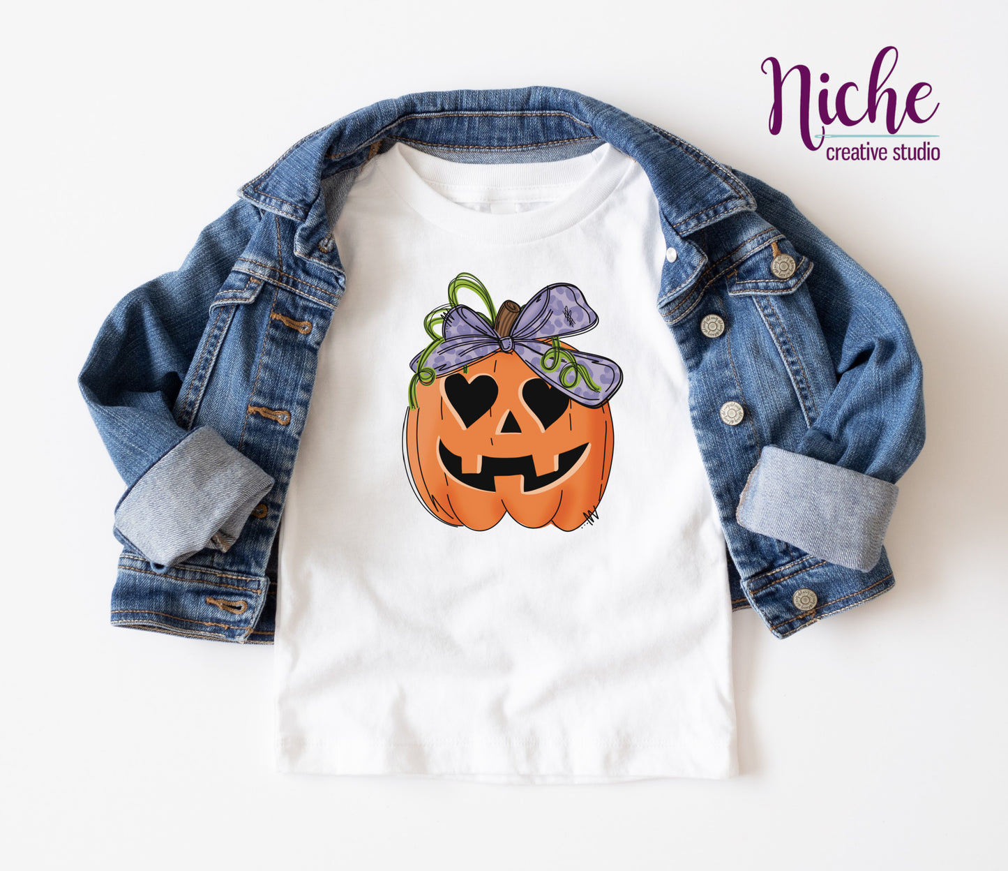 -HAL797 Bow Pumpkin Decal