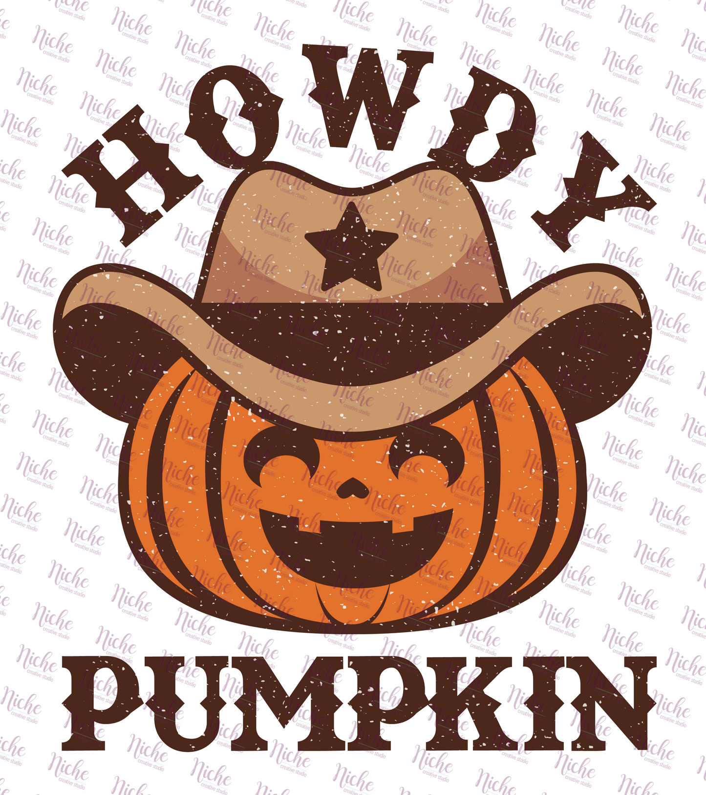 *Howdy Pumpkin Decal