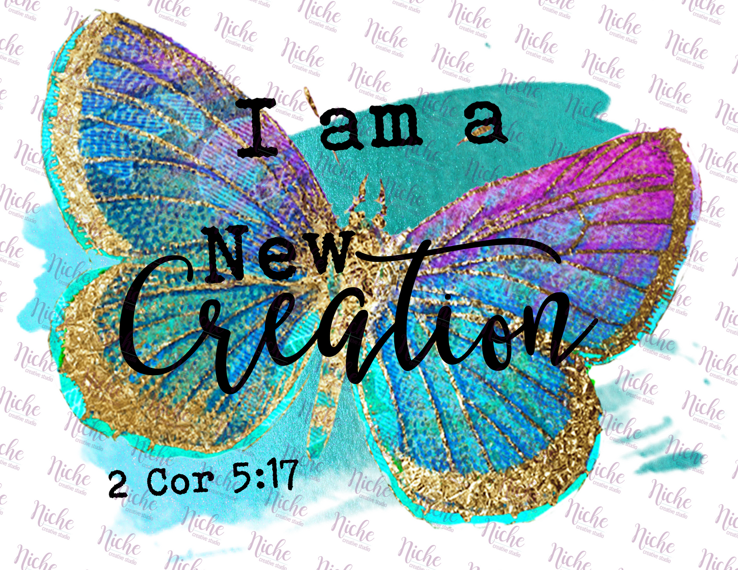 *I Am a New Creation Decal