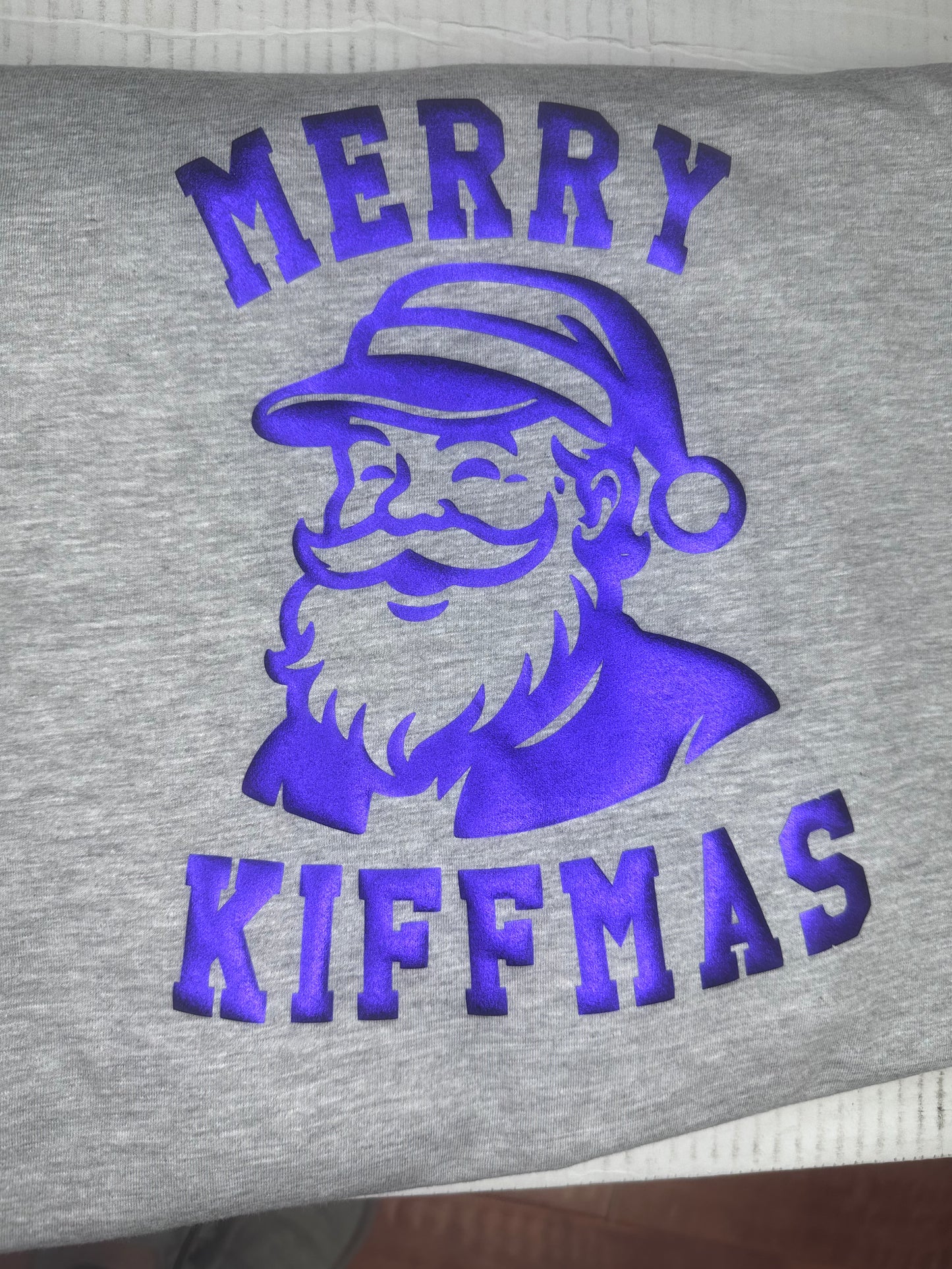 Merry Kiffmas Puff Vinyl Decal