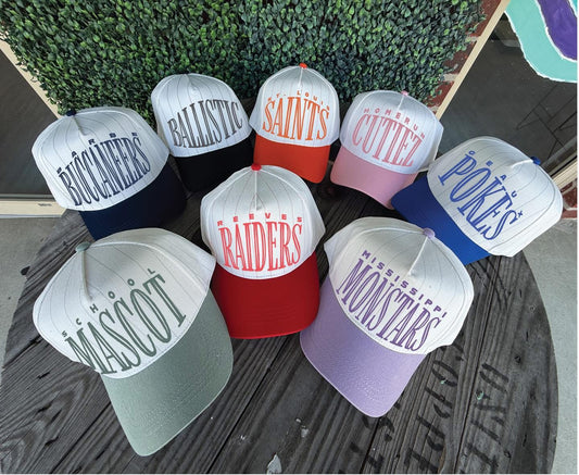 Custom Pinstripe Baseball Cap