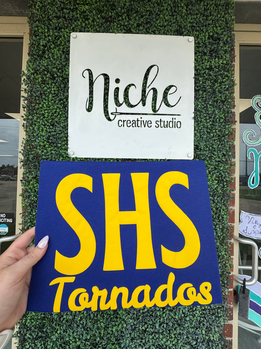 SHS Tornados Puff Vinyl Decal