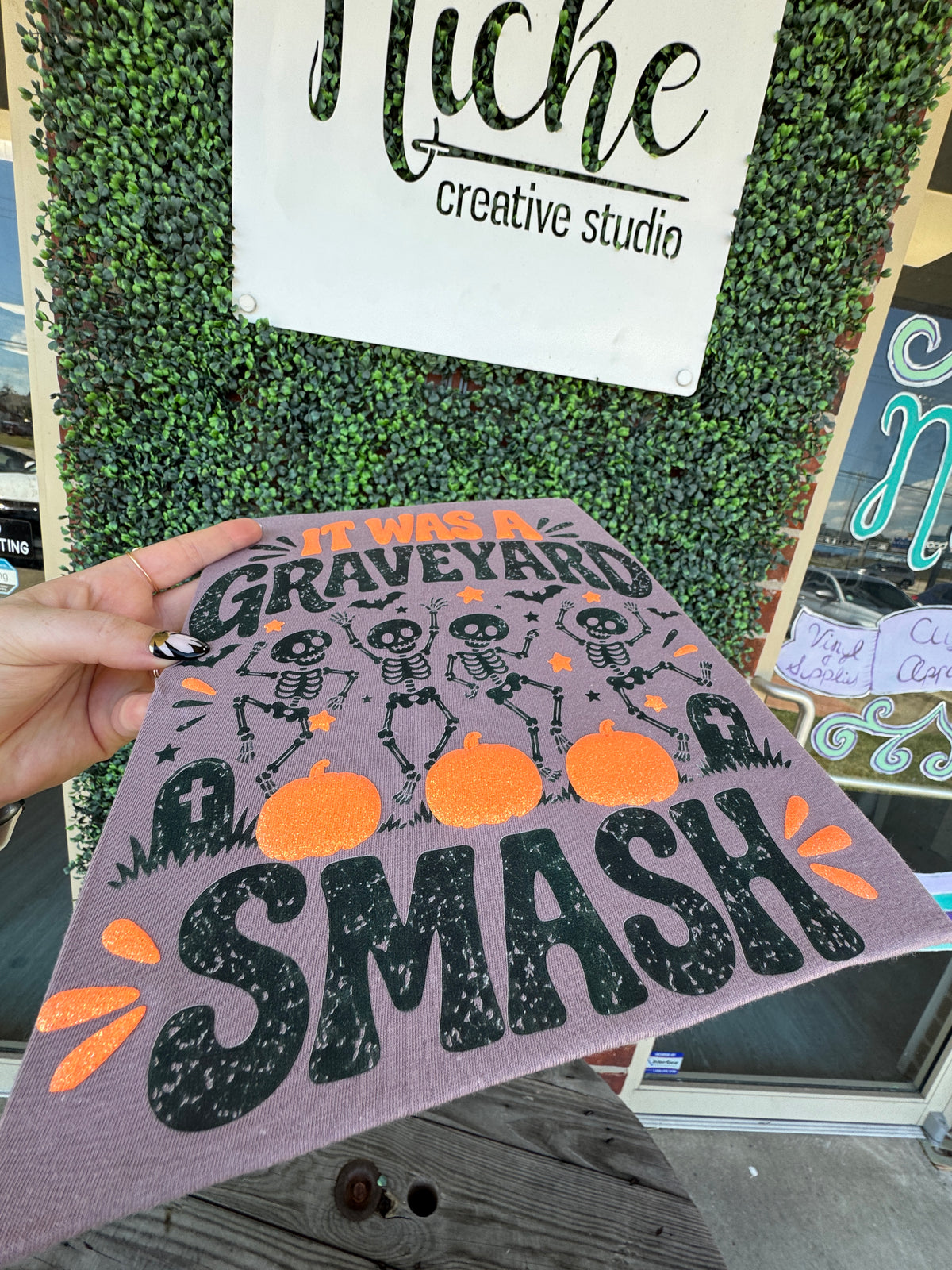 Graveyard Smash Puff Decal